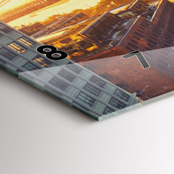 Vízszintes üvegóra New York Manhattan