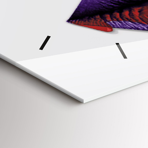 Vízszintes üvegóra Szürrealista kollázs