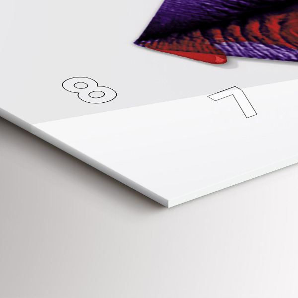 Vízszintes üvegóra Szürrealista kollázs