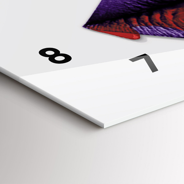 Vízszintes üvegóra Szürrealista kollázs