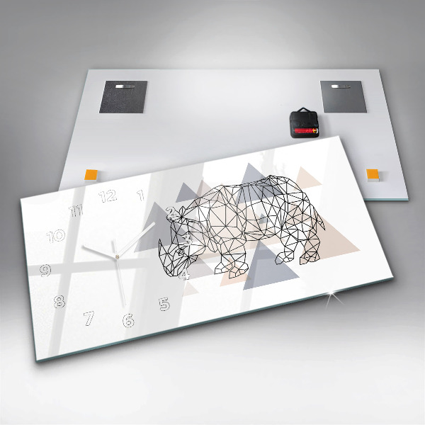 Vízszintes üvegóra Geometrikus minta