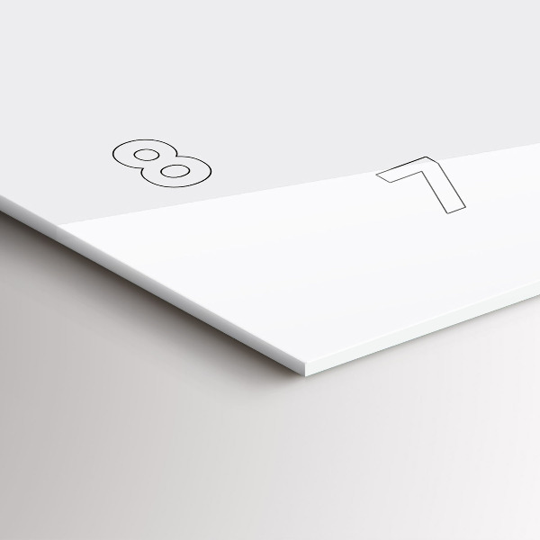 Vízszintes üvegóra Geometrikus minta