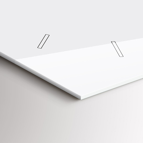 Vízszintes üvegóra Geometrikus minta