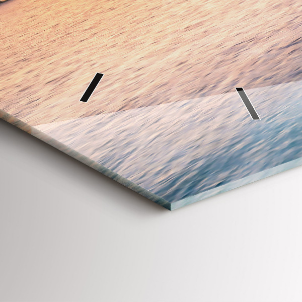 Vízszintes üvegóra Naplemente Maldív-szigetek