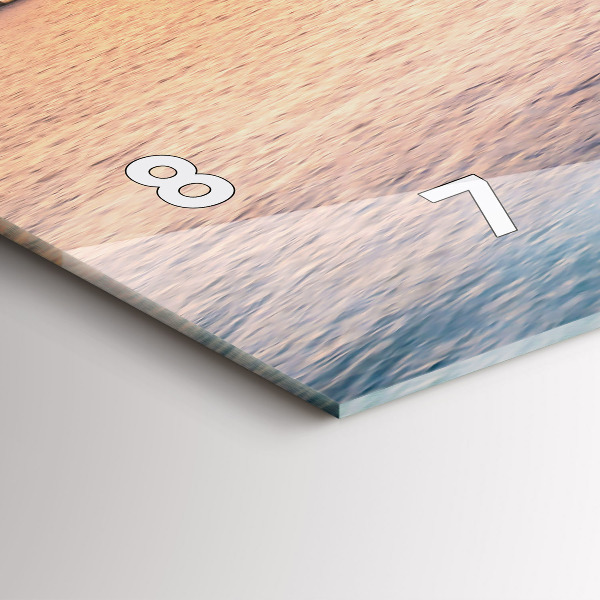 Vízszintes üvegóra Naplemente Maldív-szigetek