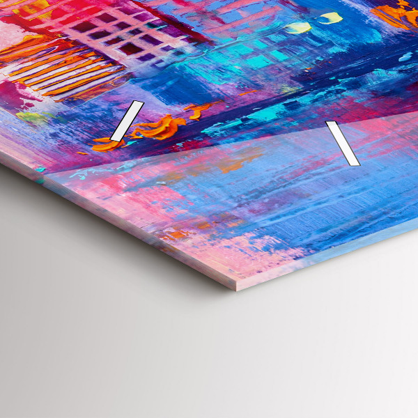 Vízszintes üvegóra Felhőkarcoló absztrakció