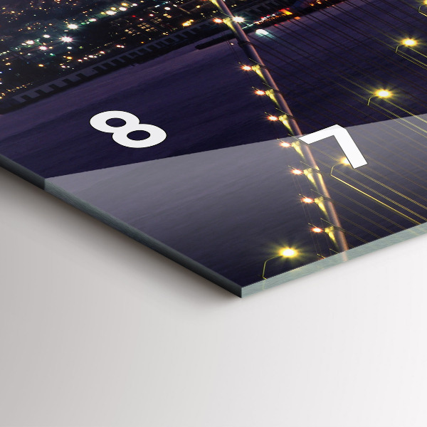 Vízszintes üvegóra USA naplemente