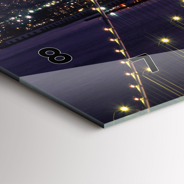 Vízszintes üvegóra USA naplemente