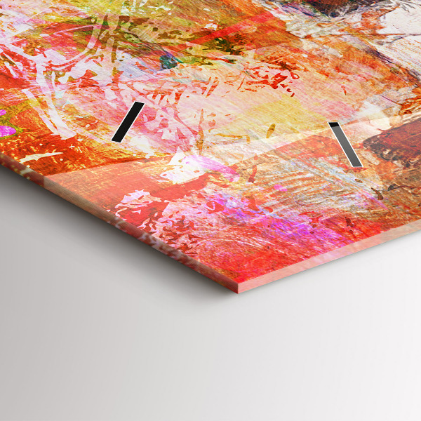 Vízszintes üvegóra Absztrakt kompozíció