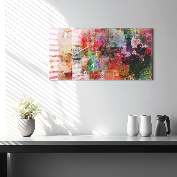 Vízszintes üvegóra Absztrakt kompozíció