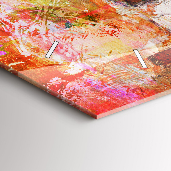 Vízszintes üvegóra Absztrakt kompozíció