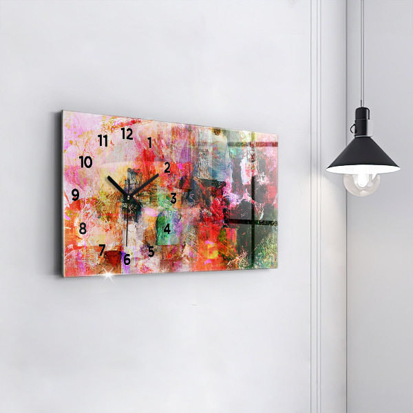 Vízszintes üvegóra Absztrakt kompozíció