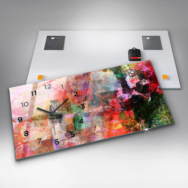 Vízszintes üvegóra Absztrakt kompozíció