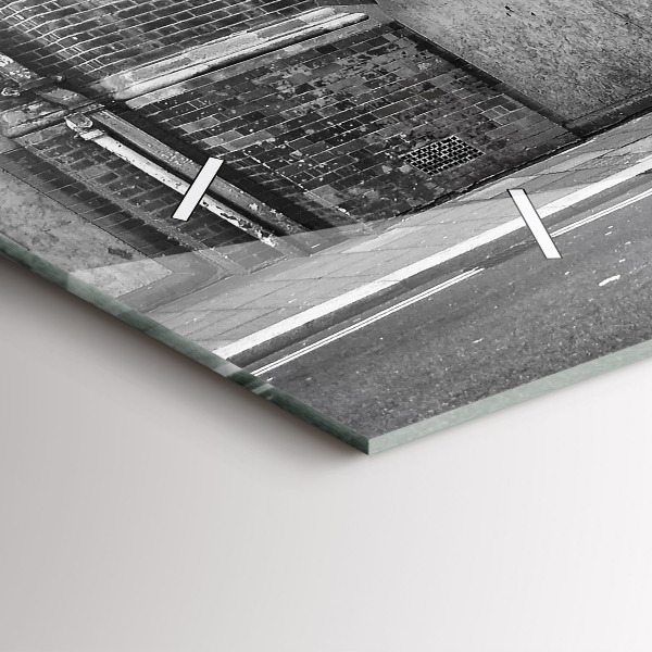 Vízszintes üvegóra Piros emeletes busz