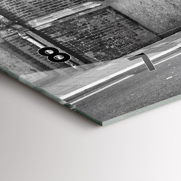 Vízszintes üvegóra Piros emeletes busz