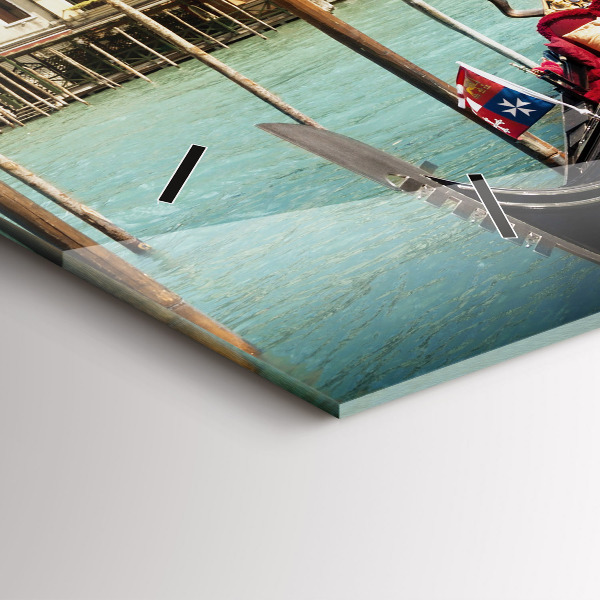 Vízszintes üvegóra Gondolák Velence Olaszország