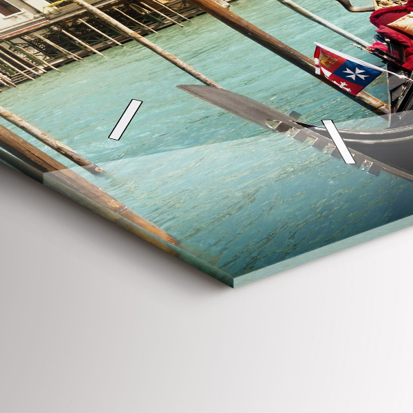 Vízszintes üvegóra Gondolák Velence Olaszország