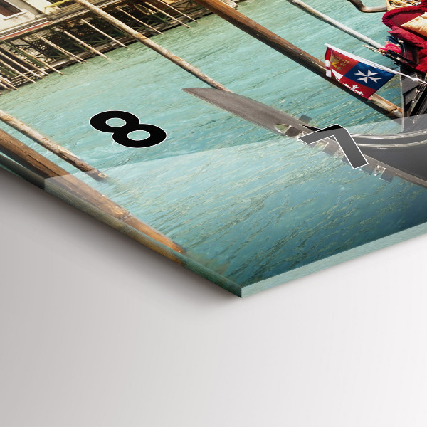 Vízszintes üvegóra Gondolák Velence Olaszország