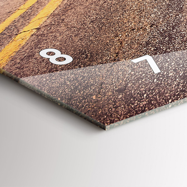 Vízszintes üvegóra Route 66 USA