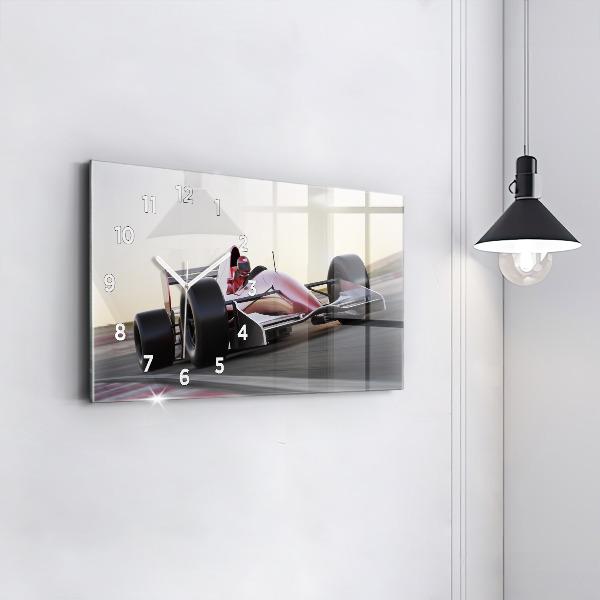 Vízszintes üvegóra Sport versenyautó
