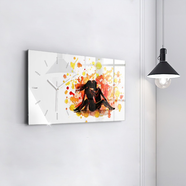 Vízszintes üvegóra Szerelem és egy szerelmes pár