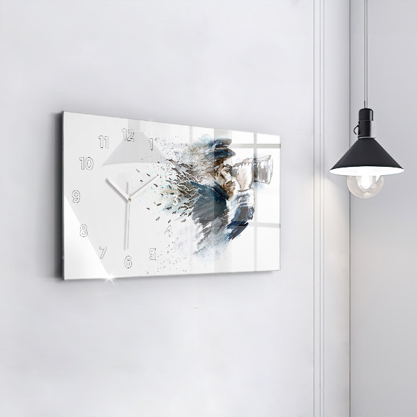 Vízszintes üvegóra Hajóskapitány távcsővel