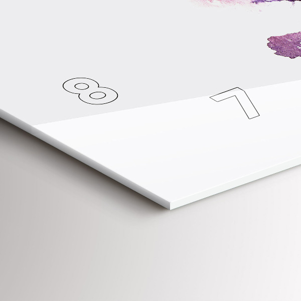 Vízszintes üvegóra Trópusi táj