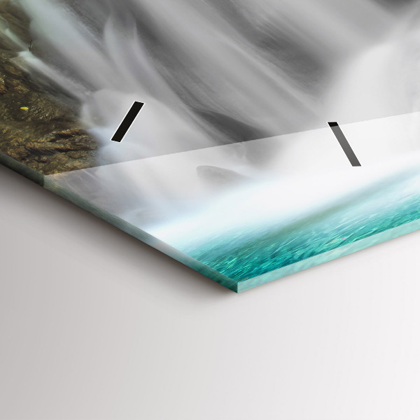 Vízszintes üvegóra Vízesés Thaiföldön