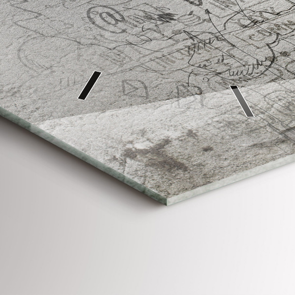 Vízszintes üvegóra Vázlat a városról