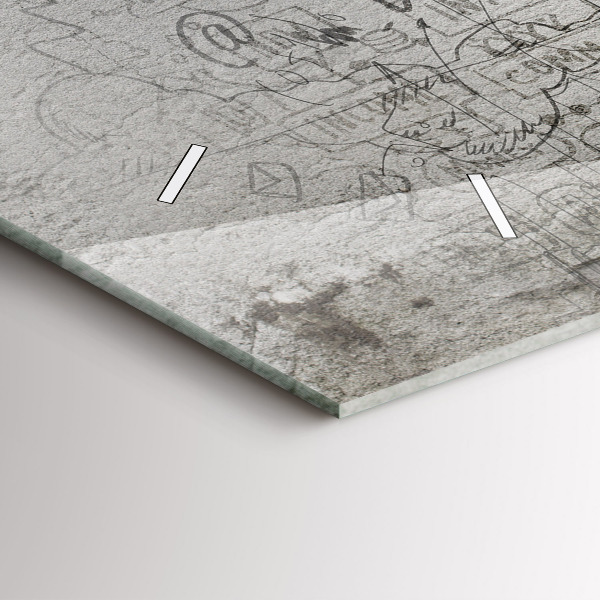 Vízszintes üvegóra Vázlat a városról