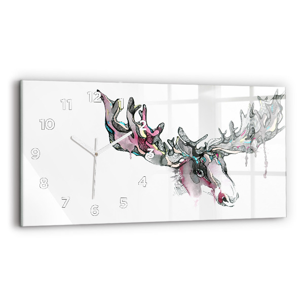 Vízszintes üvegóra Moose elvont