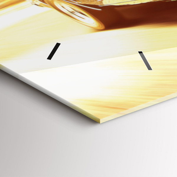 Vízszintes üvegóra Klasszikus régi autó