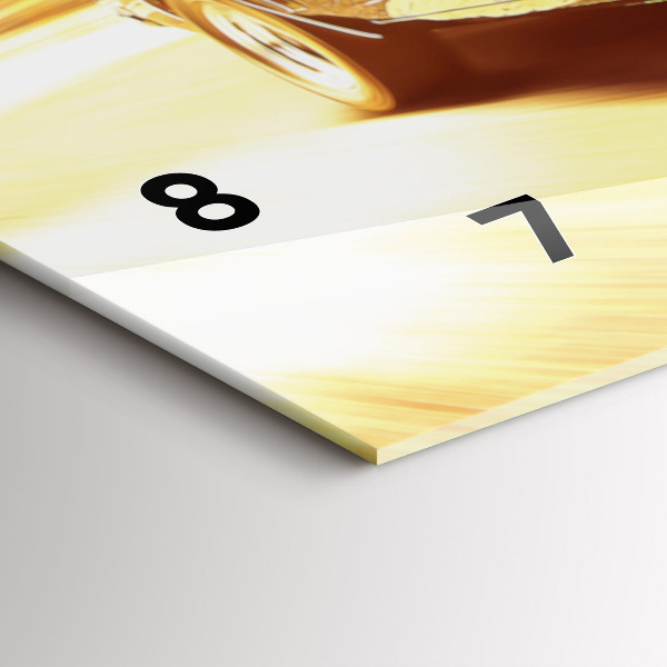 Vízszintes üvegóra Klasszikus régi autó