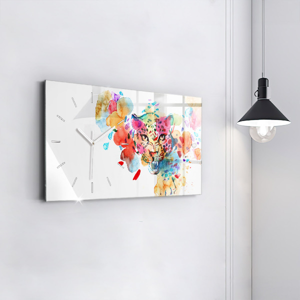 Vízszintes üvegóra Absztrakt vadmacska