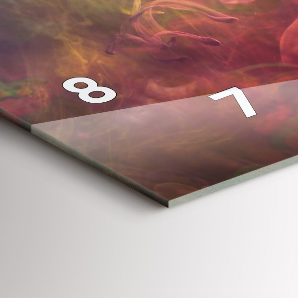 Vízszintes üvegóra Egy nő portréja