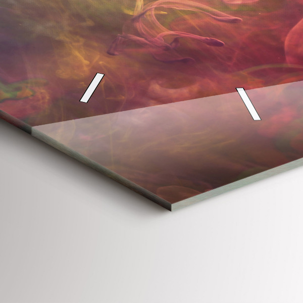 Vízszintes üvegóra Egy nő portréja