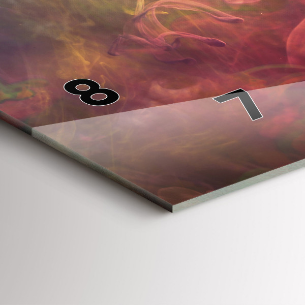 Vízszintes üvegóra Egy nő portréja