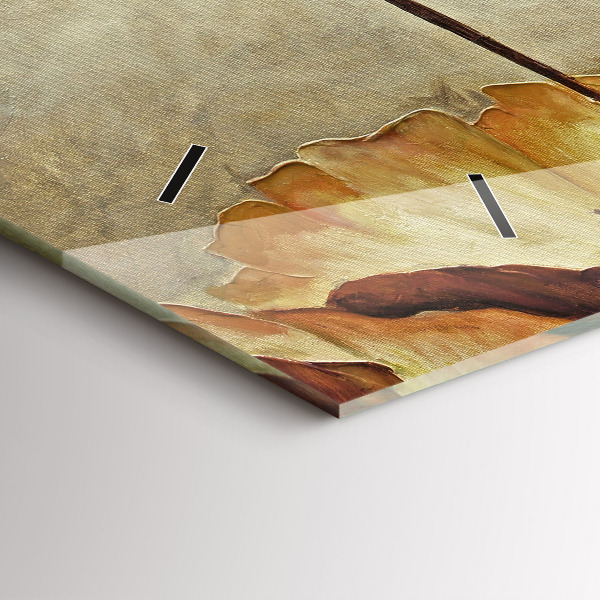 Vízszintes üvegóra Festett mák