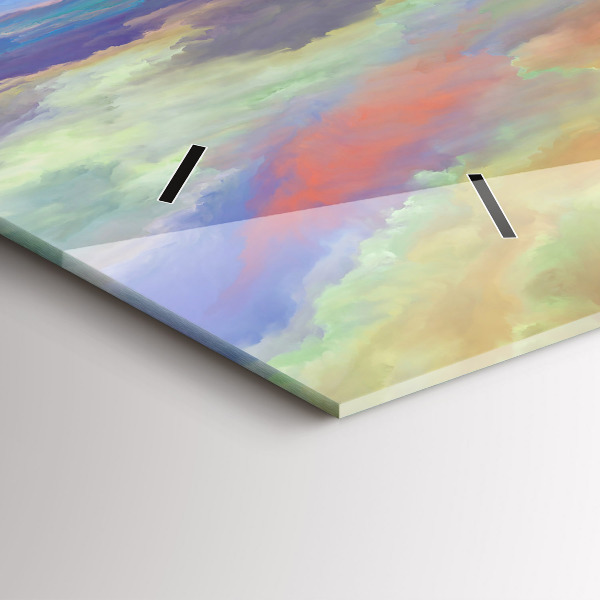 Vízszintes üvegóra Absztrakt táj