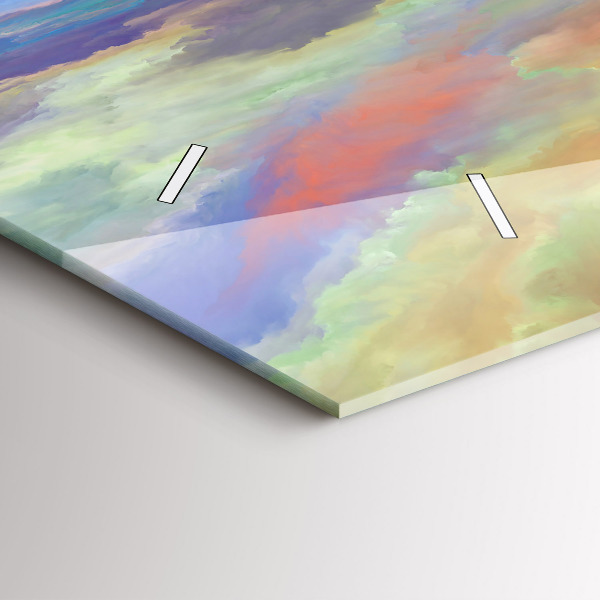 Vízszintes üvegóra Absztrakt táj