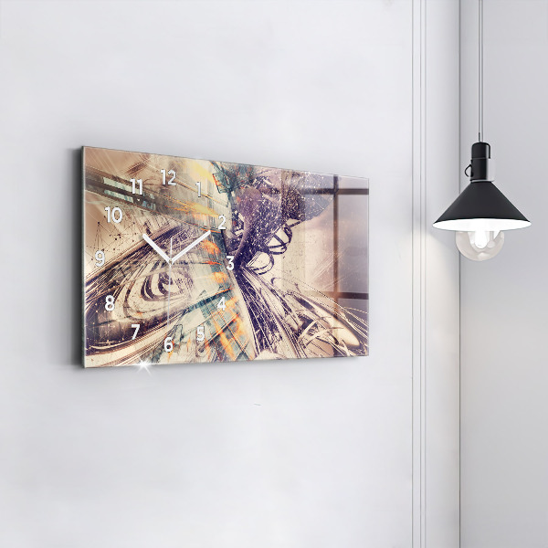 Vízszintes üvegóra Absztrakt mechanizmus