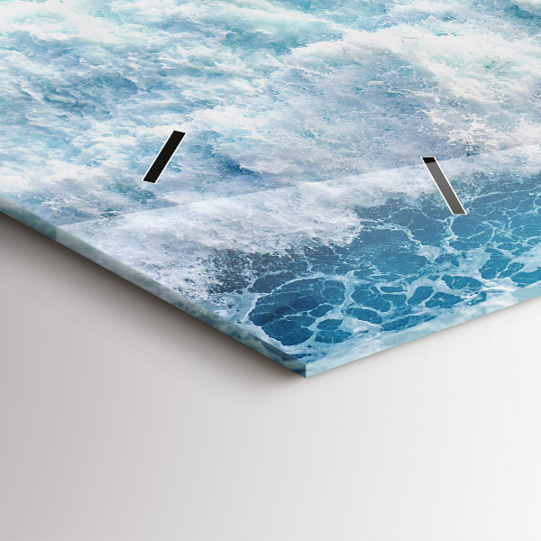 Vízszintes üvegóra Hullámok tenger