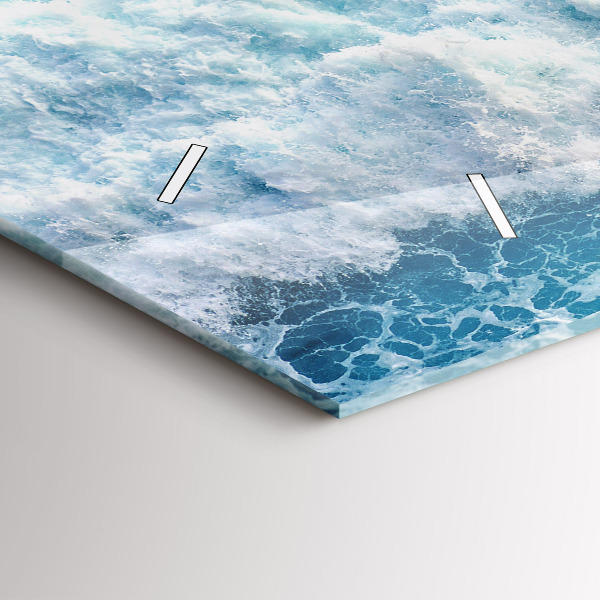 Vízszintes üvegóra Hullámok tenger