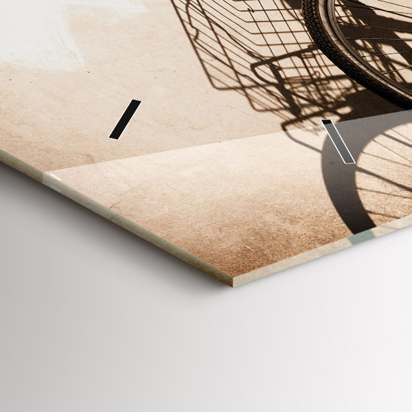 Vízszintes üvegóra Olasz bicikli