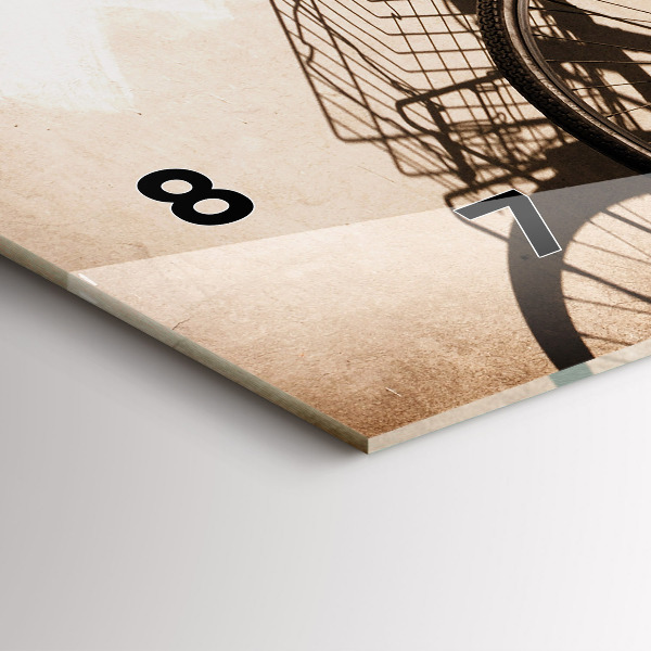 Vízszintes üvegóra Olasz bicikli