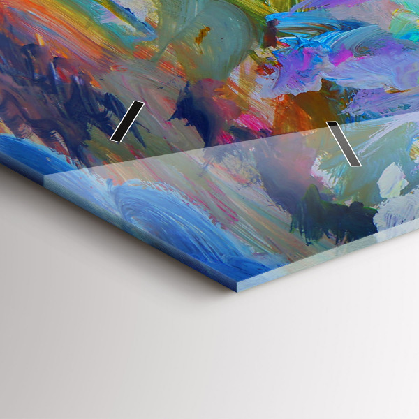 Vízszintes üvegóra Festett balerina