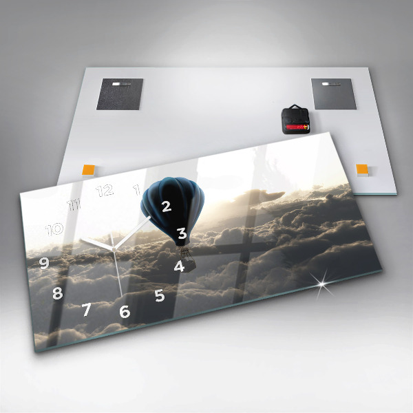 Vízszintes üvegóra Léggömb az égen