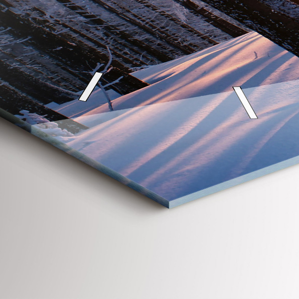 Vízszintes üvegóra Sunset Forest