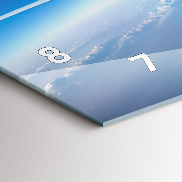 Vízszintes üvegóra Felhősík