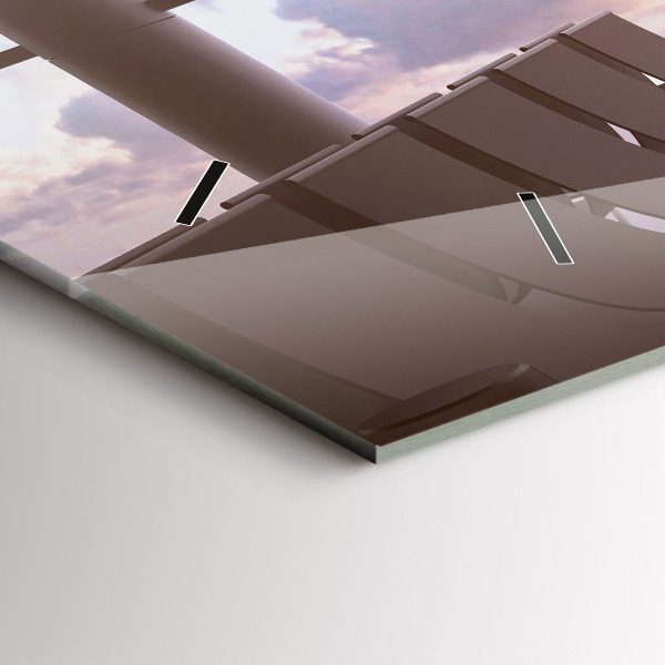 Vízszintes üvegóra Férfi a repülőtéren